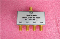 10-300MHz 1W SMA RF 射频同轴4路 四合一合路器 频率可定制