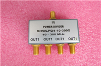 10-300MHz 1W SMA RF 射频同轴 4路 一分四功分器 频率可定制