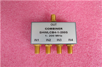1-200MHz 1W SMA RF 射频同轴 4路 四合一合路器 频率可定制