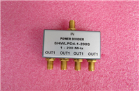 1-200MHz 1W SMA RF 射频同轴 4路 一分四功分器 频率可定制