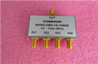 10-1000MHz 1W SMA RF 射频同轴 4路 四合一合路器 频率可定制