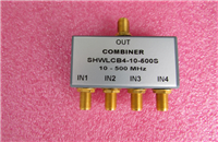 10-500MHz 1W SMA RF 射频同轴 4路 四合一合路器 频率可定制