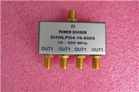 10-500MHz 1W SMA RF 射频同轴 4路 一分四功分器 频率可定制