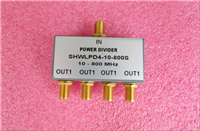 10-800MHz 1W SMA RF 射频同轴 4路 一分四功分器 频率可定制