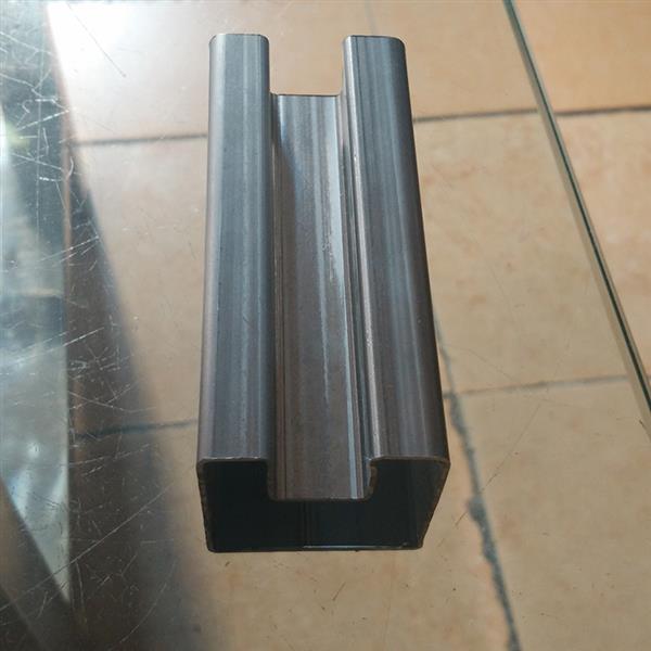 优质销售304亮光凹槽管方形方管凹槽4040单槽2020内外光洁