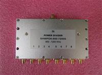 800-7200MHz 10W SMA RF 射频同轴8路 一分八功分器 频率可定制