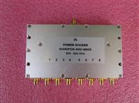 800-960MHz 10W SMA RF 射频同轴8路 一分八功分器 频率可定制