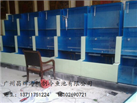 广州哪里定做超市制冷海鲜鱼池，广州超市海鲜池定做公司上门安装
