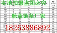 泰安14*42mm舱盖链批发，T8级舱盖链规格，舱盖链承重拉力