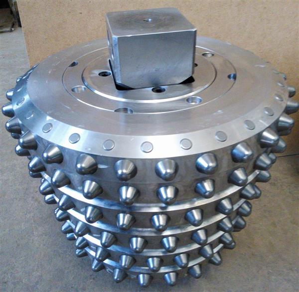 球齿滚刀镶齿滚刀反井钻机施工硬岩掘进斜井钻机配件